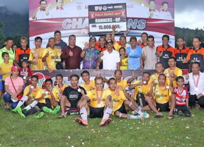 Persisam Sampir Runner Up Piala Bupati 2017